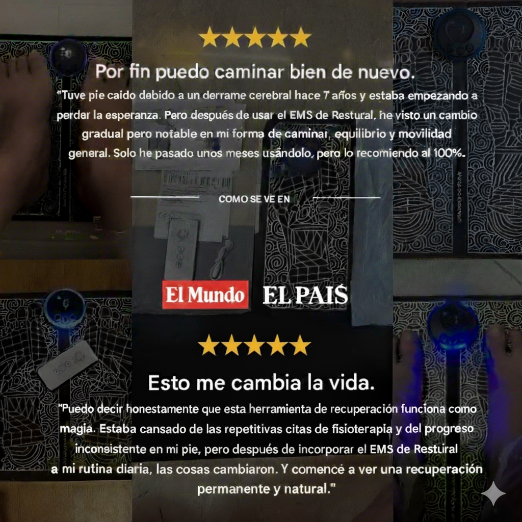 Restural EMS: corrige la caída del pie desde casa