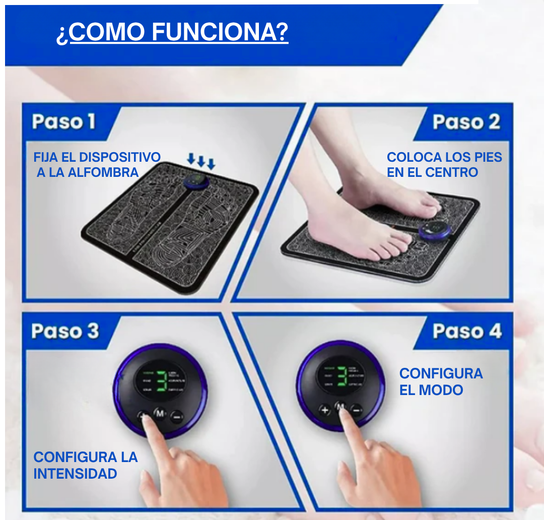 Restural EMS: corrige la caída del pie desde casa